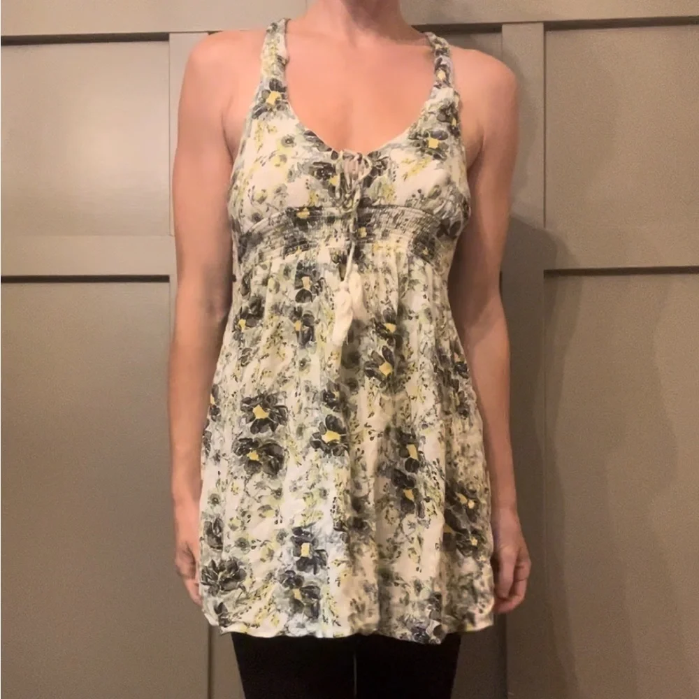 FREE People Washed Ashore Floral Printed Mini Dress Size Small